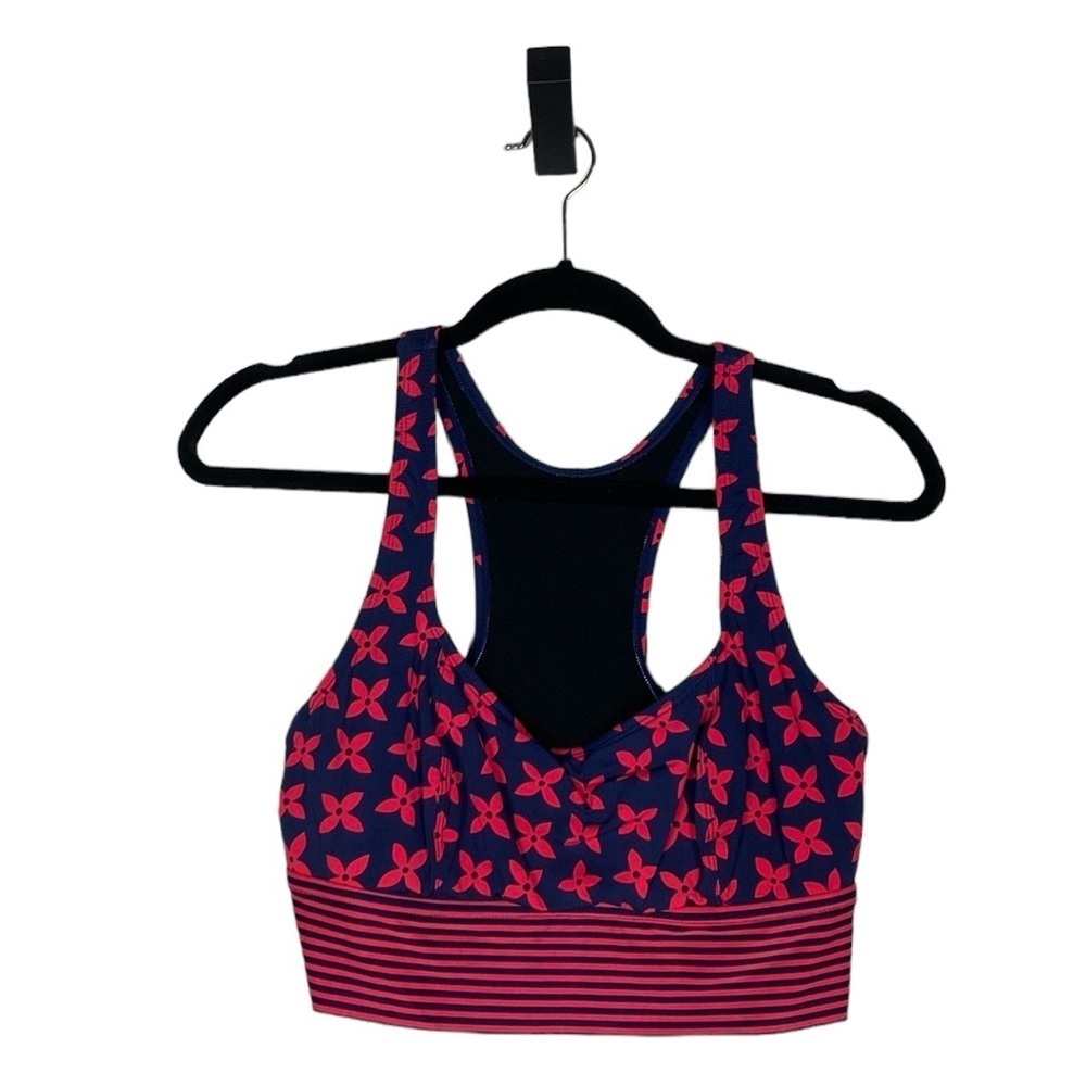Beach house wired all over print swim top